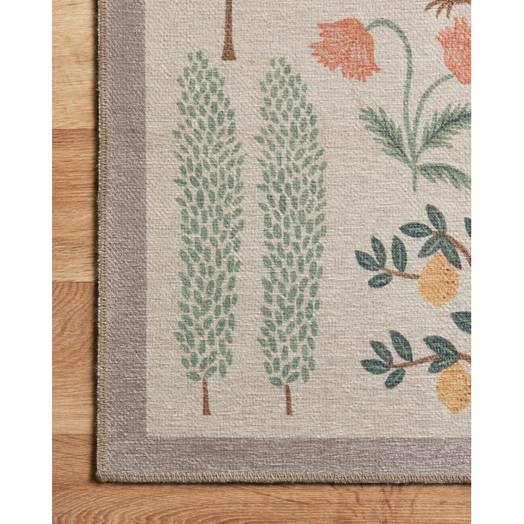 Rifle Paper Co. x Loloi Menagerie MEN01 Les Fauves Cream Rug & Reviews